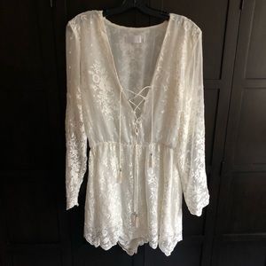 Zimmermann Essence Playsuit Romper Size 3